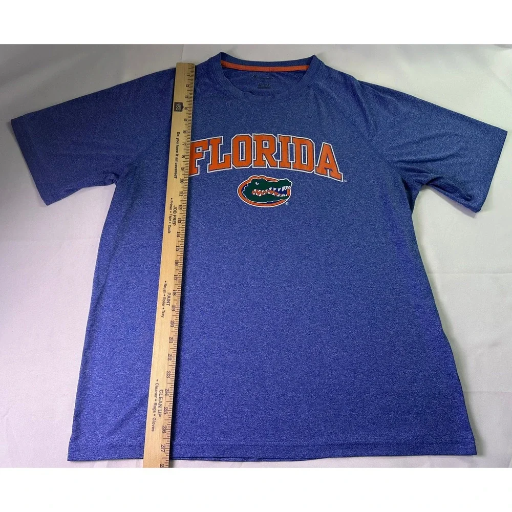 Champion Florida Gators Shirt Adult XL Blue Heather‎ Polyester Active Gym Tee